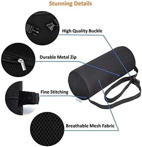 Lumbar Roll for Back Support - 100% Memory Foam - Optimized Firmness - 11 Inches Long with 4.5 Inches Diameter - Breathable Mesh Pillow Cover - for Comfortable Alignment and Support - Image 5