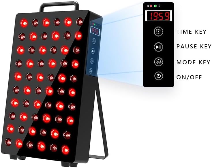 Red Light Therapy Panel - 660nm Red & 850nm Near Infrared Light - High Irradiance LED Device for Body, Face, Skin Vitality, Muscle Recovery & Joint Comfort - Professional Home Wellness - Image 5