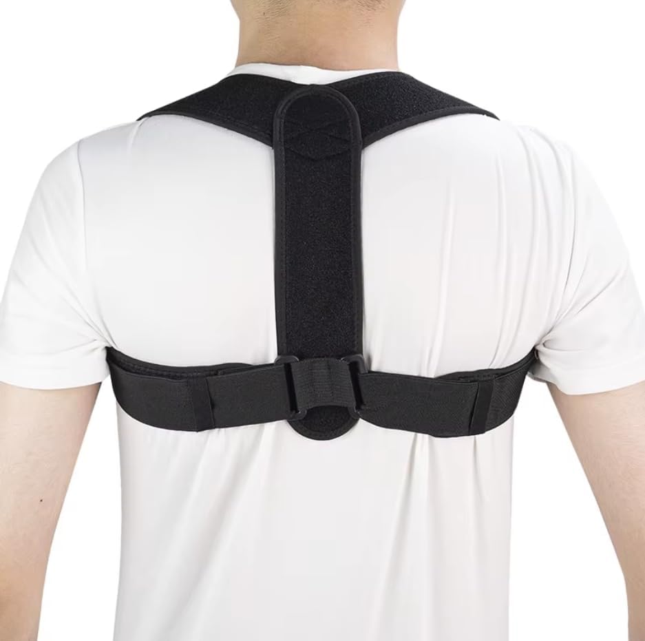 Posture Corrector for Women & Men – Adjustable Shoulder Brace for Upper Back Support, Back Brace Posture Corrector for Alignment, Shoulder Support Brace, Back Corrector for Women & Men - Image 3