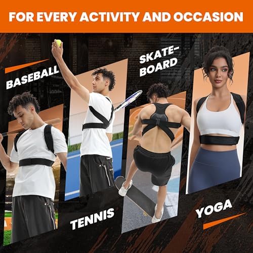 Posture Corrector for Men and Women, Breathable Back Brace, Lumbar Support, Super Lightweight Posture, Neck, Shoulders and Back, Straight Shoulders (Large) - Image 6