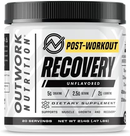 Outwork Nutrition Post Workout Recovery Powder (Unflavored) by OutworkNutrition