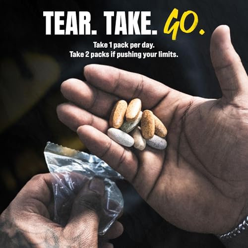Animal Pak Multivitamin Supplement for Men & Women | 30 All-in-1 Pill Packs - Image 4
