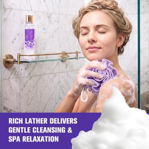 Gifts for Women, 6pc Lavender Felt Storage Spa Gift Baskets for Women - Image 4