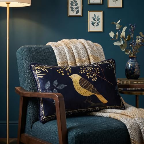 patdrea Designer Velvet Throw Pillow Cover,Set of 2,12"x20"-Doodle B - Image 2