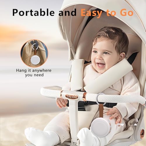 Portable Sound Machine Baby White Noise Machine Travel Noise Machine with 30 Soothing Sounds for Newborn Kids Adults Battery Sleep Brown Noise Masker 4 Timers Memory Function for Travel Home Office - Image 3