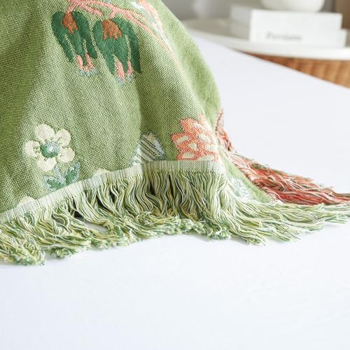 Boho Throw Blanket for Bed 90”x98”, 100% Cotton Blanket for Couch Sofa - Image 7