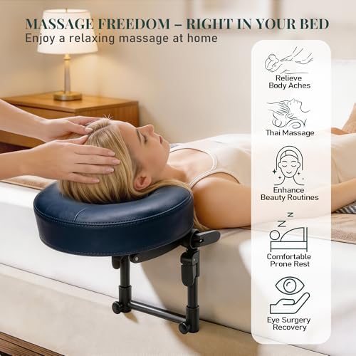 Massage Headrest for Bed, Face Down Massage Pillow & Face Cradle - Image 2