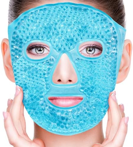 Cold Face Eye Masks Ice Face Mask Hot Cold Compress by CONBELLA