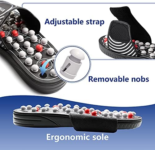 BYRIVER Blood Circulation Foot Massager for Healthy Leg Feet, Cold Leg Therapy Massage Tools, Healthcare Slippers Sandals Shoes, Gifts for Elderly Men Women Mom Dad (03XL) - Image 4