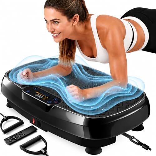 Renoj 3D Vibration Plate Exercise Machine, 200W Motor, 455lbs Capacity by VisittheRenoj