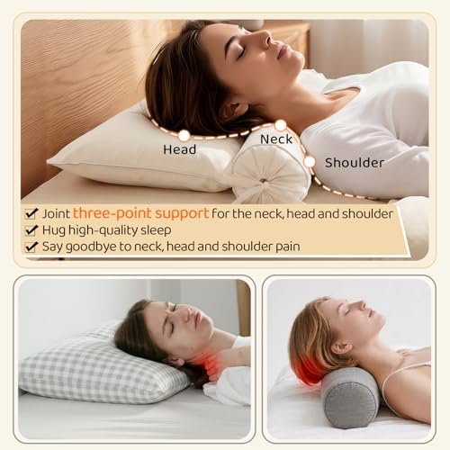 Buckwheat Pillow – 3-Point Head Neck Shoulder Support, Detachable - Image 3