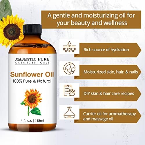 Majestic Pure Sunflower Essential Oil for Diffuser - 4 Fl Oz - Image 2
