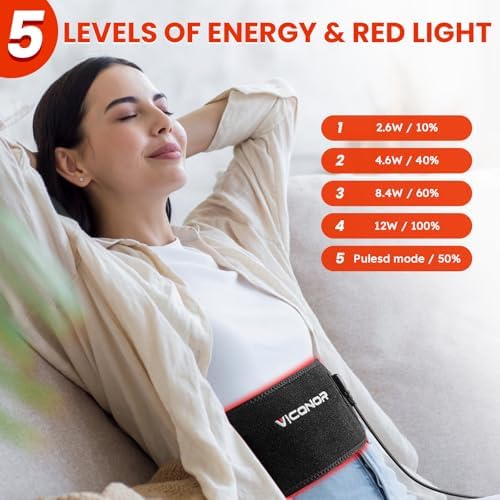 Red Light Therapy for Body, Infrared Light Therapy, Red Light Mat for Full Body, 3-in-1 LED Bead, 660nm & 850nm, Pain Relief, Light-Therapy for Dogs, Knee, Shoulder, Back - Image 5
