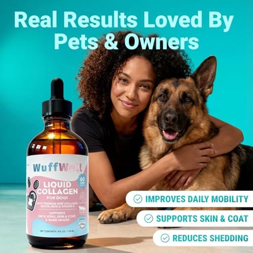 WuffWell Liquid Joint Support for Dogs, USA Made - Liquid Collagen - Image 6