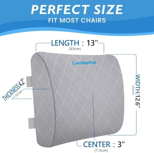 Lumbar Support Pillow for Office Chair, Back Support, Memory Foam - Image 2