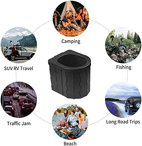 Portable Toilet for Camping, Potty Adults, Porta Travel Commode Bucket Car, Travel, Outdoor, Hiking, Backpack, Trips, Tent, Boat, Beach, Traffic Jam, Home - Image 6