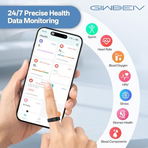 Smart Ring for Women and Men, Fitness Health Tracker Ring - Image 3