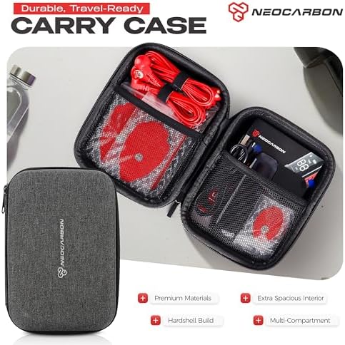 NEOCARBON TENS Unit Muscle Stimulator Slim for Pain Relief, Red - Image 6