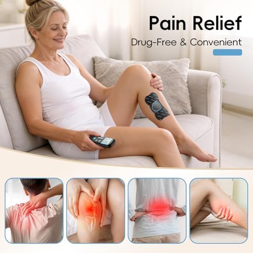 Comfytemp Wireless TENS Unit Muscle Stimulator for Pain Relief with Remote - Image 2