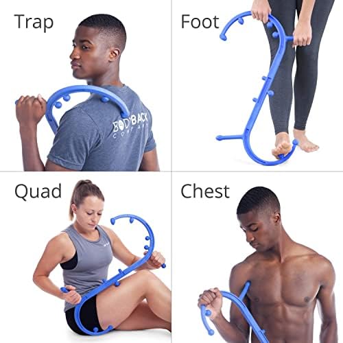 Body Back Buddy Classic Back Massager & Neck Massager for Pain Relief, Blue - Image 3