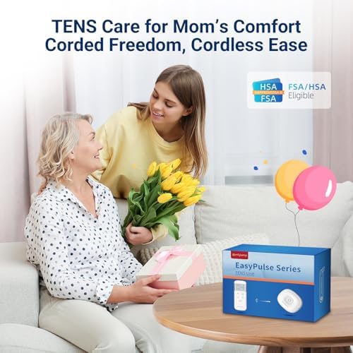 Comfytemp Wireless TENS Unit Muscle Stimulator, FSA HSA Eligible Rechargeable Tens Unit for Pain Relief with Remote Control, Portable Pulse Muscle Stimulator for Back Shoulder Sciatica, 15 Modes - Image 4