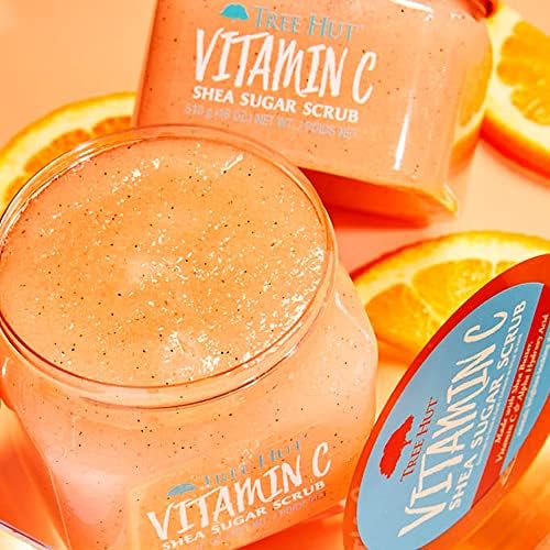Tree Hut Vitamin C Sugar Scrub | 18 oz | Ultra Hydrating | Nourishing | Pack of 2 - Image 4