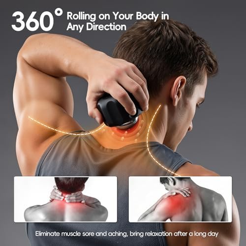 Cold Massage Roller Ball Ice Roller for Muscle Recovery-Black - Image 3