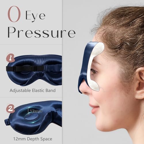 ZIMASILK Adjustable 3D 22 Momme 100% Mulberry Silk Sleep Mask - Image 4