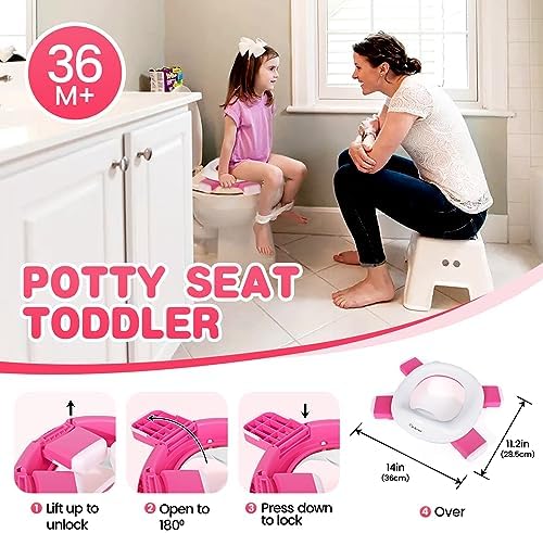 Orzbow Portable Potty Training Chair for Toddler, Travel Emergency Toilet - Image 2