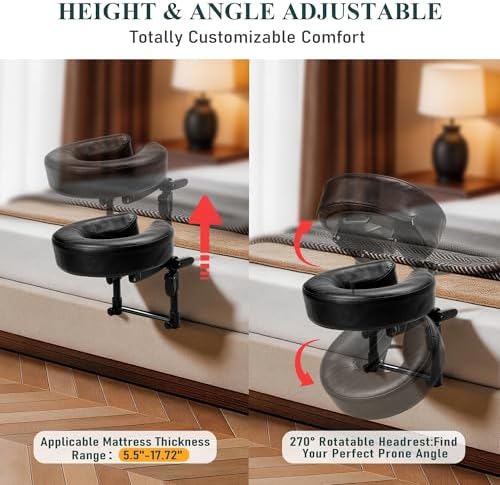 Massage Headrest for Bed, Face Down Massage Pillow & Face Cradle - Image 3