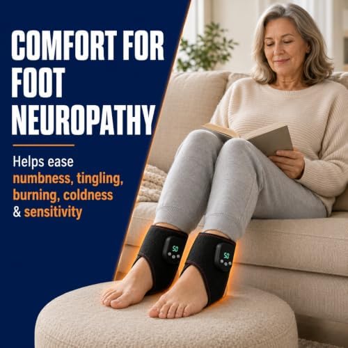 2 PackFoot Massager for Neuropathy, Heated Foot & Ankle Wraps - Image 3