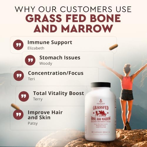 Ancestral Supplements Grass Fed Beef Bone and Marrow Supplement, 180 Ct - Image 5