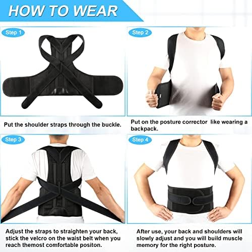 Posture Corrector for Men&Women - Back Brace for Lumbar Support and Upright - Breathable Back Straightener Back Corrector XX-Large(42-48 Inches) - Image 6