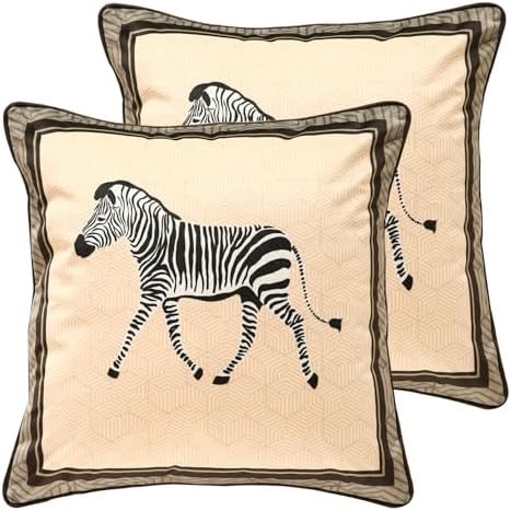 patdrea Designer Velvet Throw Pillow Cover,Set of 2,18"x18"-BrigittaA by patdrea