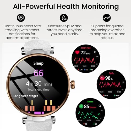 TOZO S8 AMOLED Smart Watch for Women Men, 3ATM Waterproof Fitness Tracker - Image 5