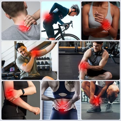 NURSAL TENS Unit Muscle Stimulator for Pain Relief Therapy, 3-in-1 Dual Channel TENS Machine with EVA Travel Case, 24 Modes EMS Muscle Stimulator for Back, Shoulder, Neck, Sciatica - Image 7