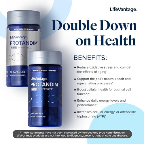 LifeVantage Protandim Dual Synergizer, NRF1 (60 Caps) + Nrf2 (30 Caps) Activators, Healthy Aging, Antioxidant, Cellular Energy Boost, Heart Health, Ashwagandha, Turmeric, CoQ10 - Image 4