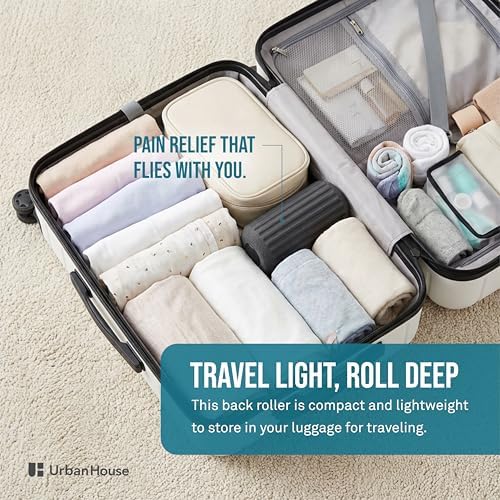 Travel Mini Foam Roller for Deep Tissue Massage - Ultralight Portable Back Roller size 3.5" x 3.5" x 7" for Back Pain Relief, Neck, Legs & Muscle Recovery - Compact Foam Roller for Gym, Office, Travel - Image 6