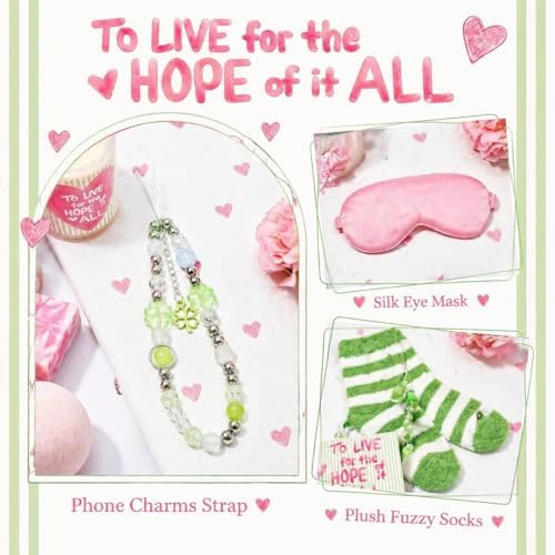 9 Pcs Birthday Gifts for Teen Girls, Green Gift Basket for Women - Image 6