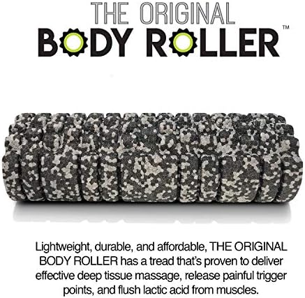The Original Body Roller - High Density Foam Roller Massager for Deep Tissue Massage of The Back and Leg Muscles - Self Myofascial Release of Painful Trigger Point Muscle Adhesions - 12" Multi - Image 2
