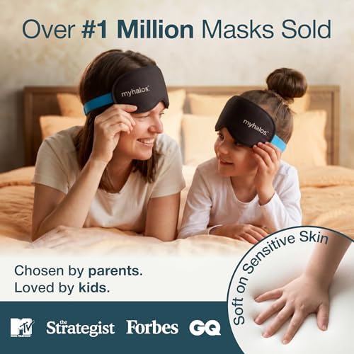 MyHalos Kids Sleep Mask, 3D Blackout Eye Mask for Kids, Girls & Boys - Image 2