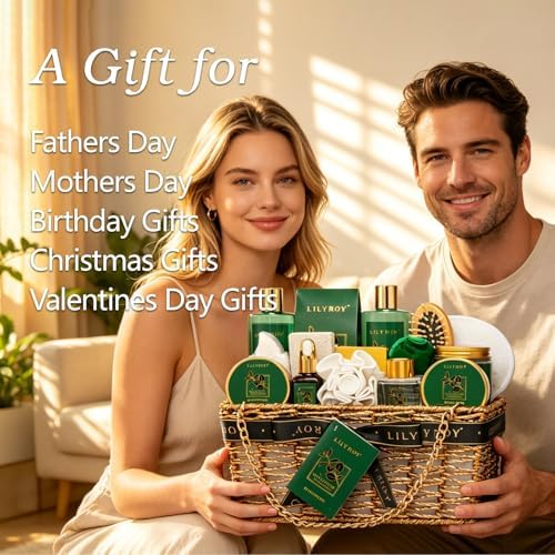 Spa Skin Care Gifts Set - 18Pcs Luxurious Spa Gift Baskets for Women & Men - Image 2