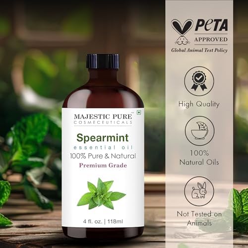 Majestic Pure Spearmint Essential Oil for Diffuser - 4 Fl Oz - Image 4
