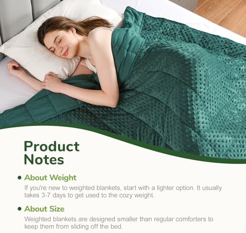 Sivio Weighted Blanket for Adults, Queen Size, 15 lb 60 x 80 inch - Image 7