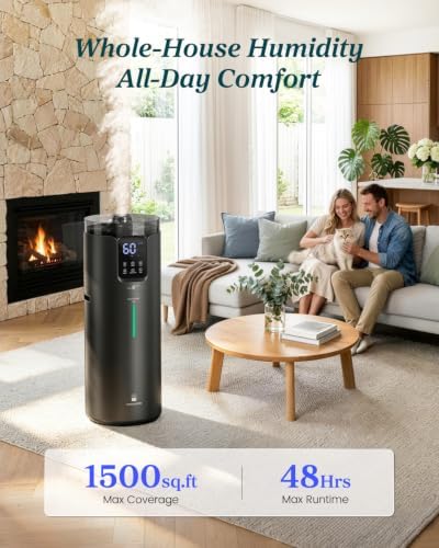 Lacidoll 16L Cool Mist Humidifiers for Large Room Whole House 1500 sq.ft - Image 2