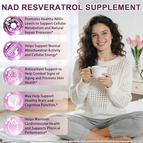 NAD+ Supplement for Women Men, Liquid Nad⁺ Plus Resveratrol,NMN Alternative - Image 3