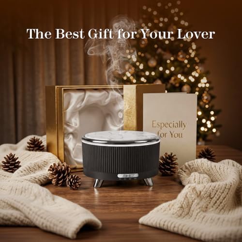 500ml Essential Oil Diffuser, Ultrasonic Aromatherapy Humidifier - Image 2