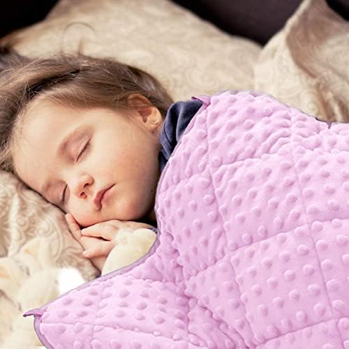 MAXTID Kids Weighted Blanket, 3lbs Pink 36x48, Heavy, Comfort for Girls by MAXTID