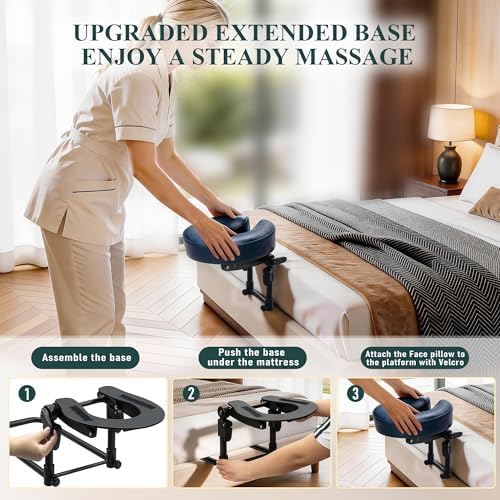 Massage Headrest for Bed, Face Down Massage Pillow & Face Cradle - Image 5