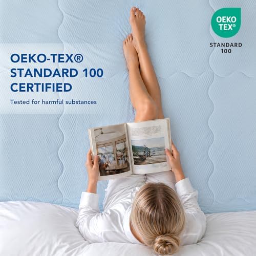 Deconovo Cooling Blanket Queen for Hot Sleepers, Lightweight Comforter - Image 7